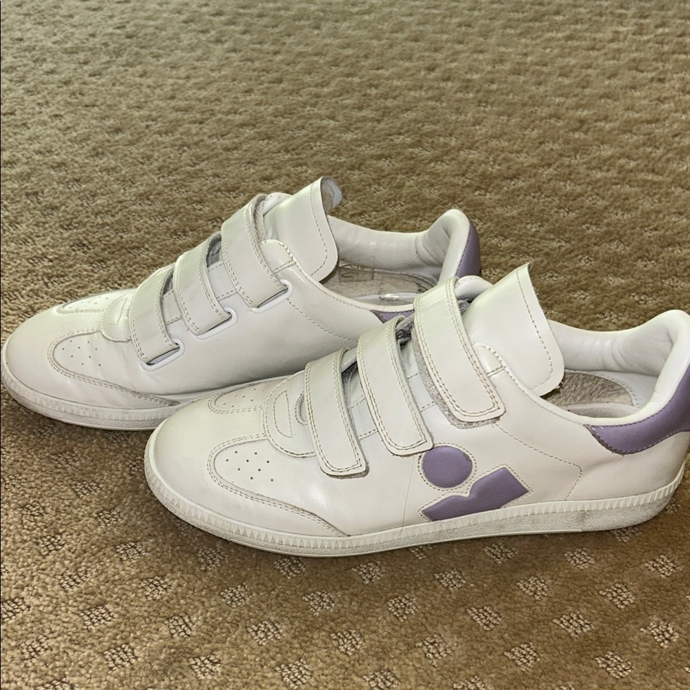 Women’s Isabel Marant Beth leather sneaker 39 - Picture 3 of 6